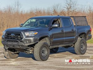 Custom Wheels (1) - Rough Country - 87 Series - Gray w/ Black Ring - 17 x 8.5 / 6 x 5.5 / +0